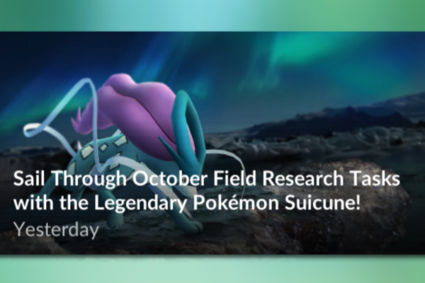 Suicune i research tasks fra 1/10