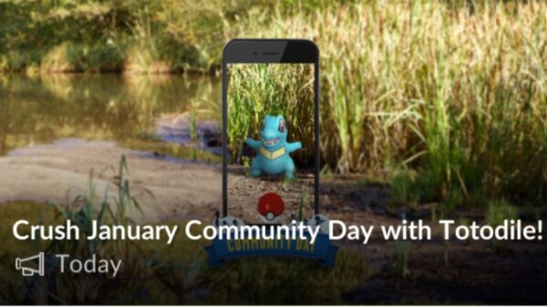 Community Day i januar bliver med Totodile
