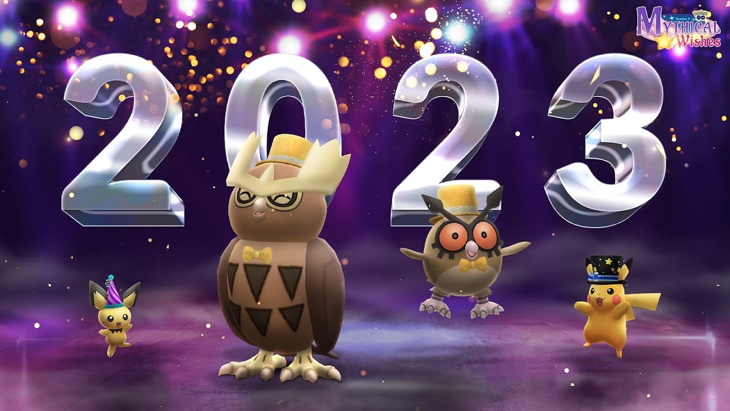 Nytårsfejring 2023 i Pokemon Go